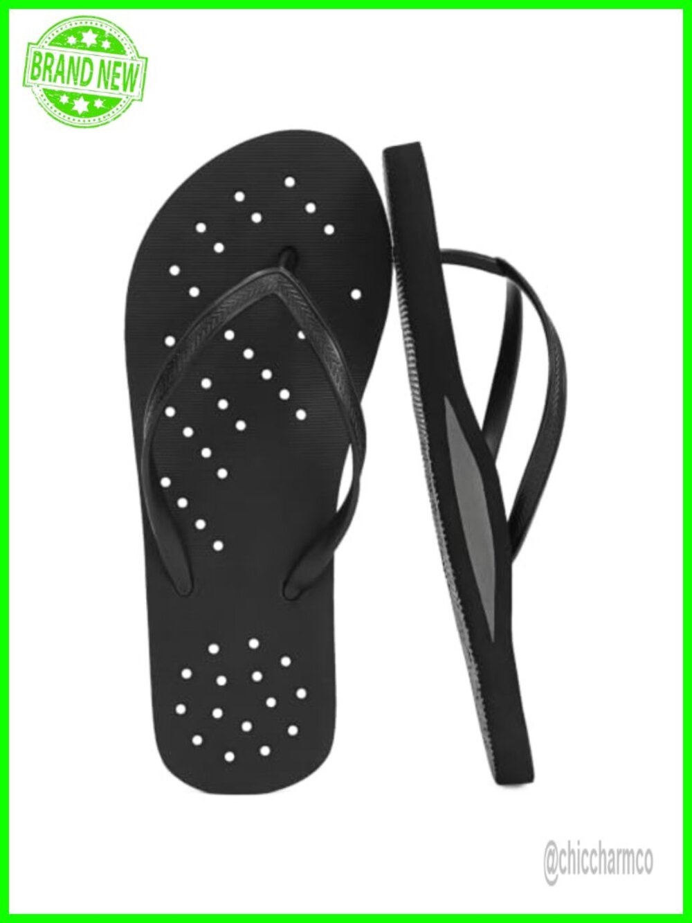 Non-Slip Shower Shoes Flip Flops with Arch Support Quick Dry EVA